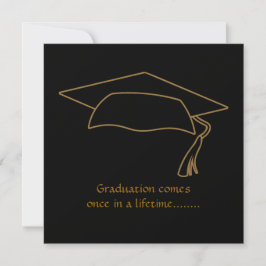 Elegante invitación a graduación