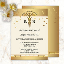 Elegante invitación a graduación de la escuela de 