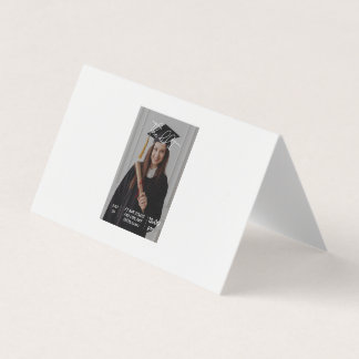 Elegante invitación a graduación — "¡Lo hizo!