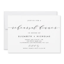 Elegante invitación a guión