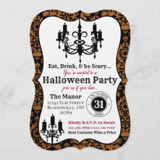Elegante invitación a Halloween - Halloween Fiesta