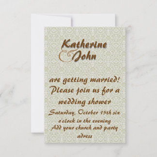 Elegante invitación a la boda