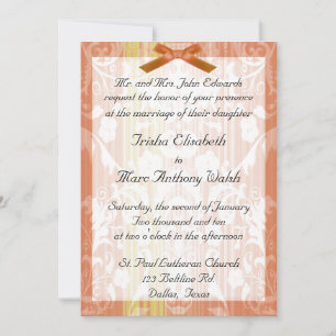 Elegante invitación a la boda