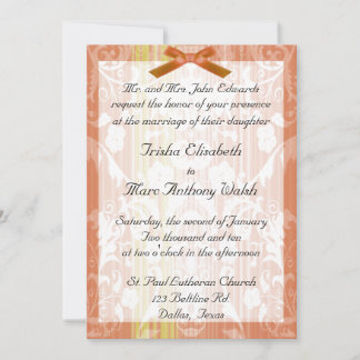 Elegante invitación a la boda