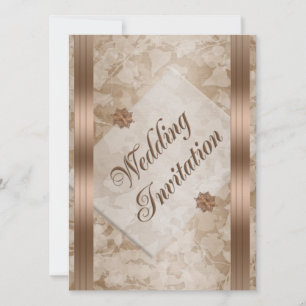 Elegante invitación a la boda