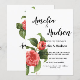 Elegante invitación a la boda