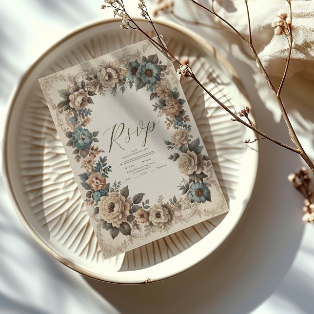 Elegante invitación a la boda Art Nouveau (Subido por el creador)