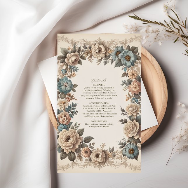 Elegante invitación a la boda Art Nouveau (Subido por el creador)