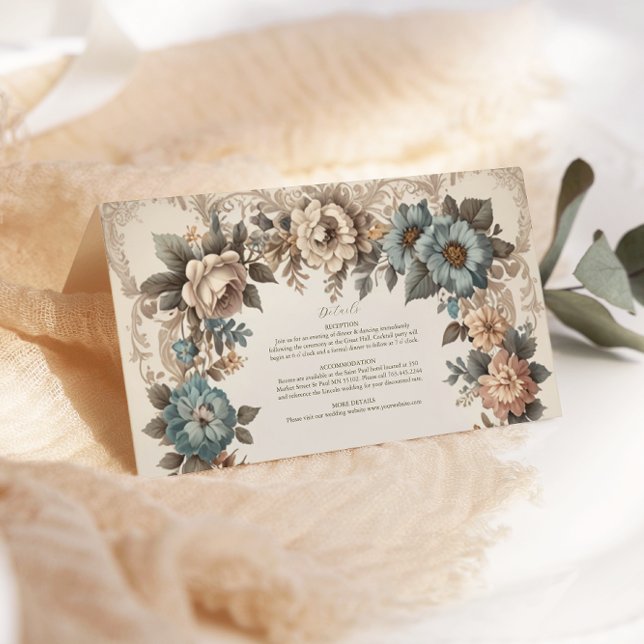 Elegante invitación a la boda Art Nouveau (Subido por el creador)