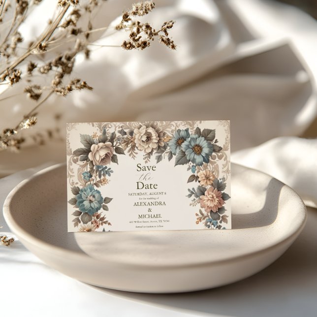 Elegante invitación a la boda Art Nouveau (Subido por el creador)