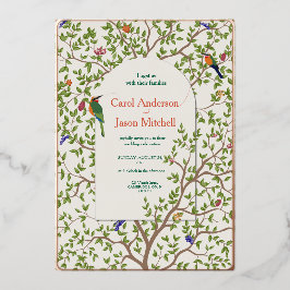 Elegante Invitación a la Boda Botánica
