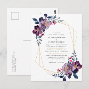 Elegante Invitación a la Boda Botánica Floral