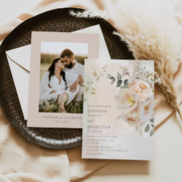 Elegante Invitación a la Boda Botánica Floral