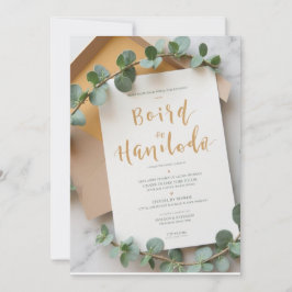 Elegante invitación a la boda botánica | Moderno