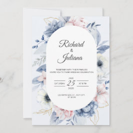 Elegante invitación a la boda: Celebrar el amor y