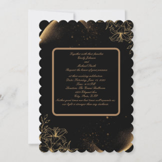 Elegante Invitación a la Boda - Clásica y Sin Tiem