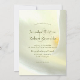 Elegante invitación a la boda de Calla Blanca Lily