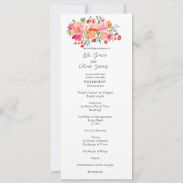 Elegante invitación a la boda de flores silvestres