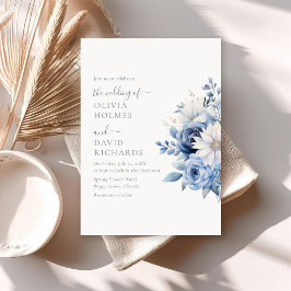 Elegante Invitación a la boda de Flores Silvestres