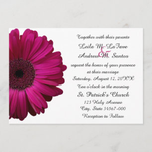 Elegante invitación a la boda de la fiesta de la G