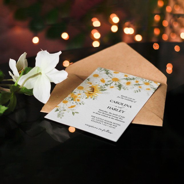 Elegante Invitación a la boda de la marea del gira (Subido por el creador)