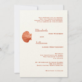 Elegante invitación a la boda de la marisma de Rat