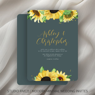Elegante invitación a la boda de la pizarra del gi