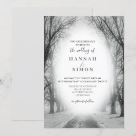 Elegante Invitación a la boda de los Pinos de Mont