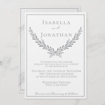 Elegante invitación a la boda de mármol y corteza