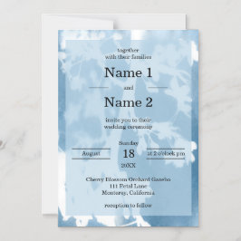 Elegante Invitación a la Boda del Cicanotipo de Ce