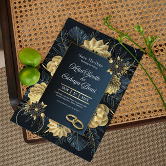 Elegante Invitación a la Boda - Estilo clásico de