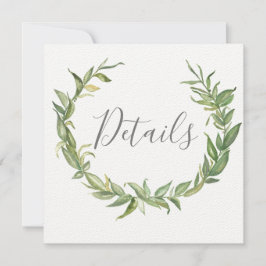 Elegante invitación a la boda Laurel