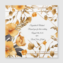 Elegante invitación a la boda Minimalista