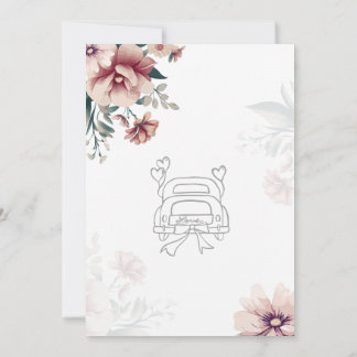 Elegante Invitación a la boda personalizada