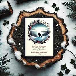 Elegante Invitación a la Boda Romance Invitada en