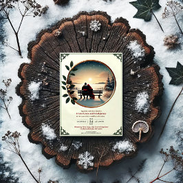 Elegante Invitación a la Boda Romance Invitada en