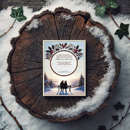 Elegante Invitación a la Boda Romance Invitada en