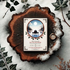 Elegante Invitación a la Boda Romance Invitada en