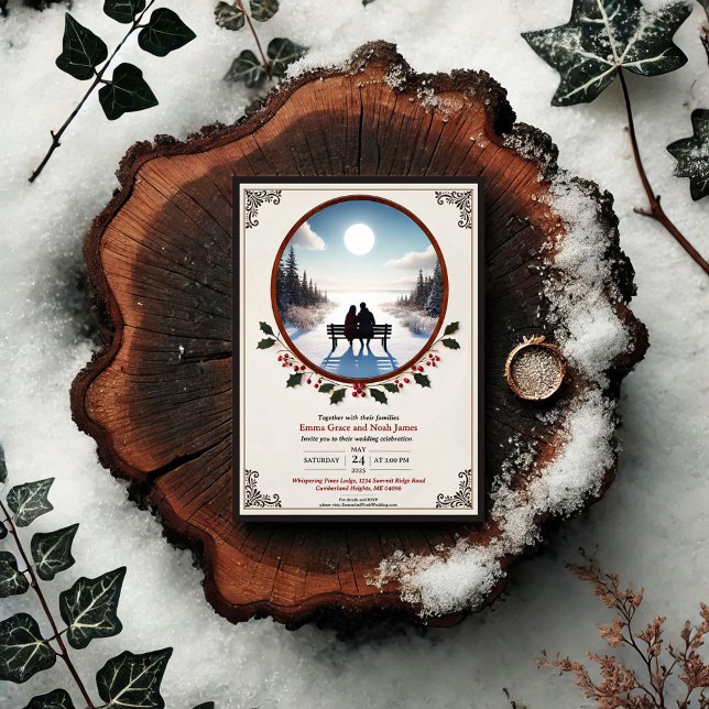 Elegante Invitación a la Boda Romance Invitada en  (Subido por el creador)