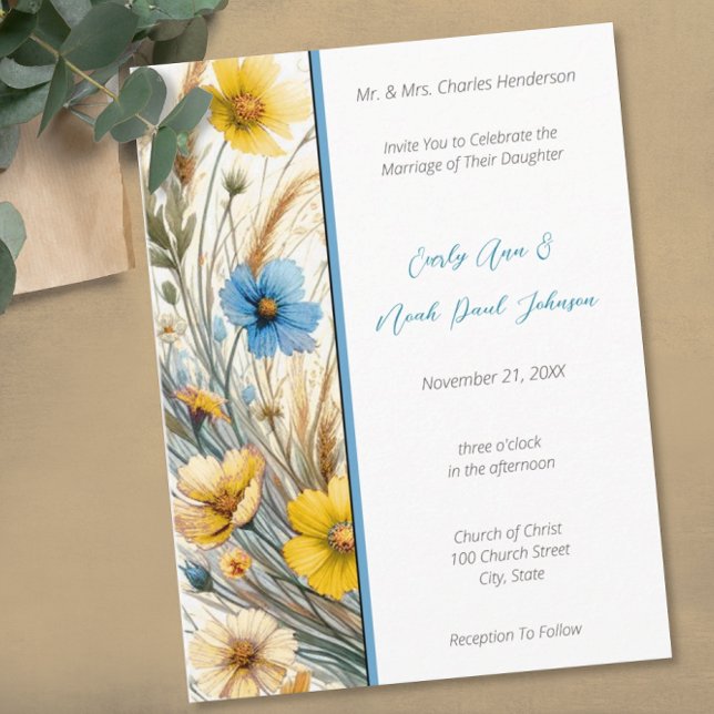Elegante Invitación a la boda White SnowDrop (Subido por el creador)
