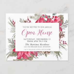 Elegante Invitación a la Casa Abierta de la Poinse