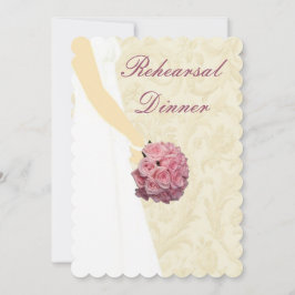 Elegante Invitación a la cena con traje de baño