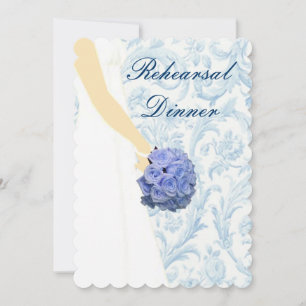 Elegante Invitación a la cena con traje de baño