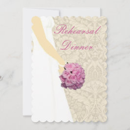 Elegante Invitación a la cena con traje de baño