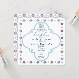 Elegante Invitación a la cena de ensayo de Fiesta