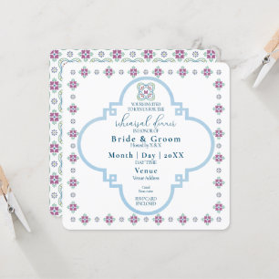 Elegante Invitación a la cena de ensayo de Fiesta