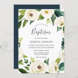 Elegante Invitación a la Cristiandad Floral