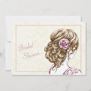Elegante Invitación a la ducha de novia
