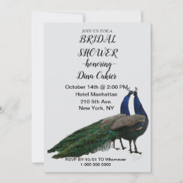 Elegante Invitación a la ducha de novia - Tema del