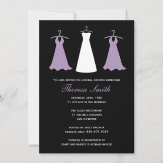 Elegante Invitación a la ducha nupcial